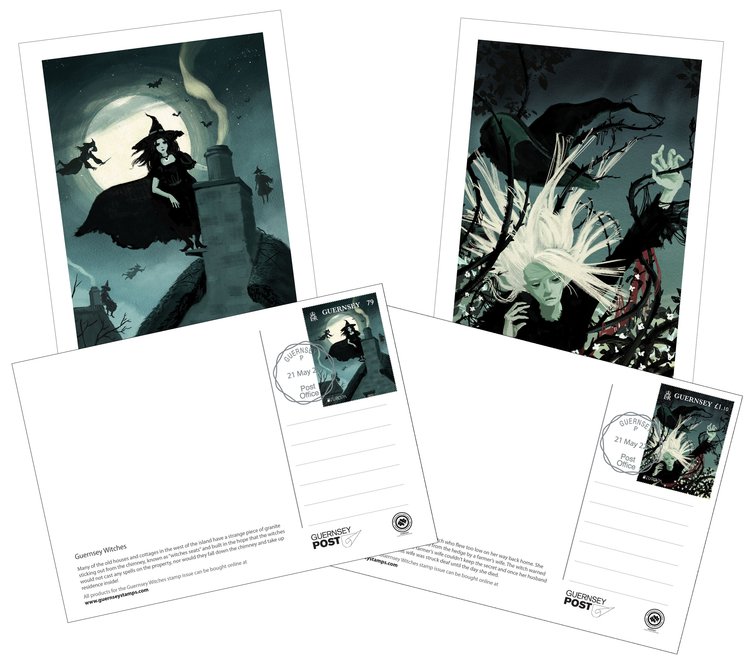 Set of 2 FDI Postcards